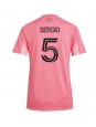 Inter Miami Sergio Busquets #5 Replika Hemmakläder Dam 2025-26 Kortärmad